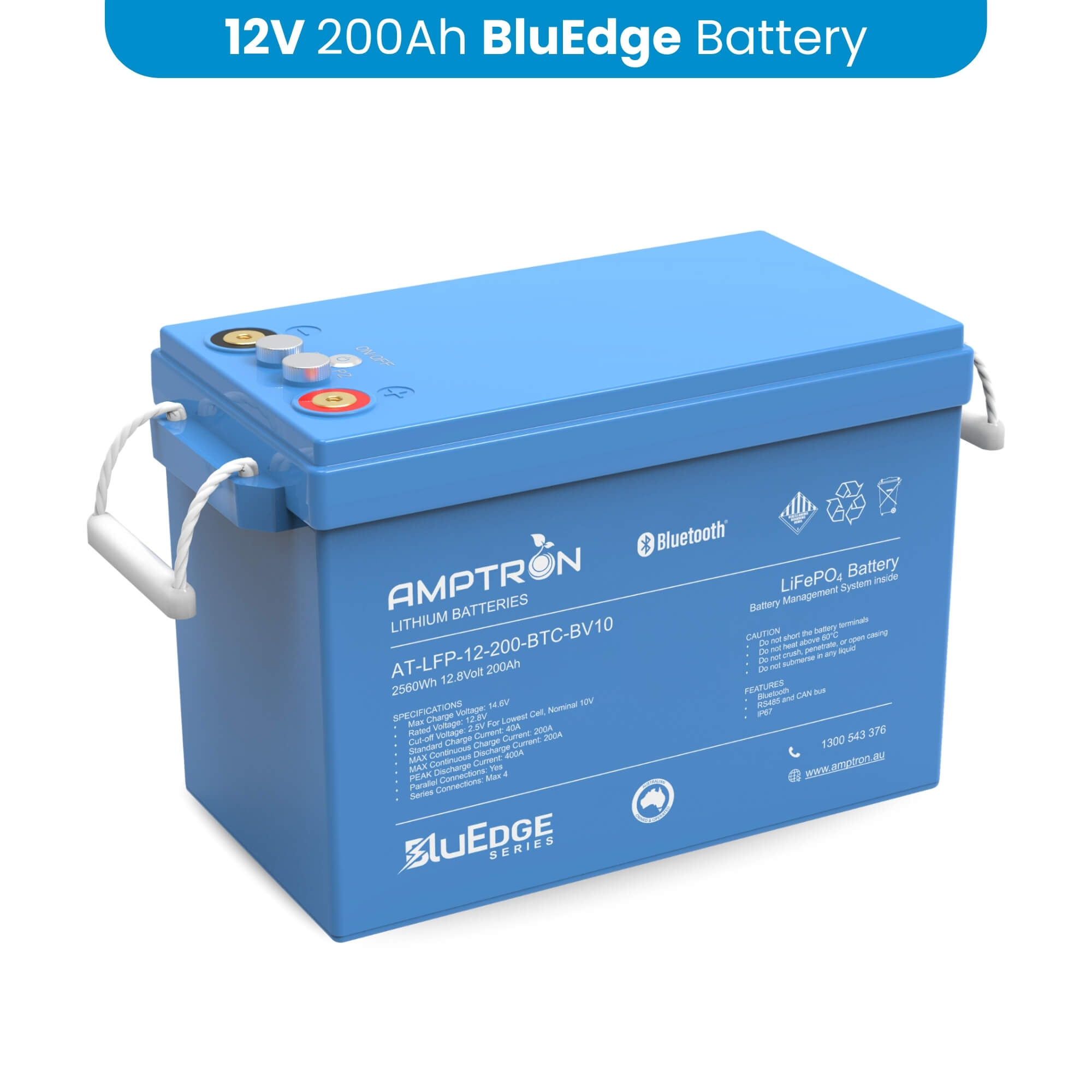 BluEdge 200Ah 200A Main photo on a white background