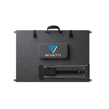Bluetti 200W Portable Solar Panel Folded on a white background
