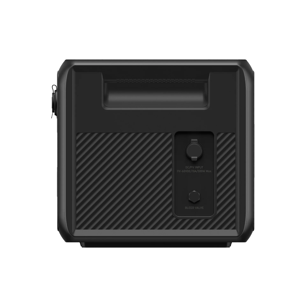 A photo of a Bluetti B210 2150Wh power station expansions Side view.