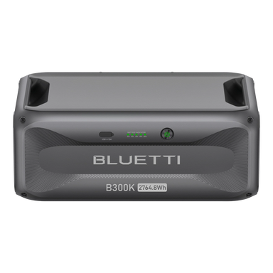 A top view photo of a bluetti 300K power station expansion battery.