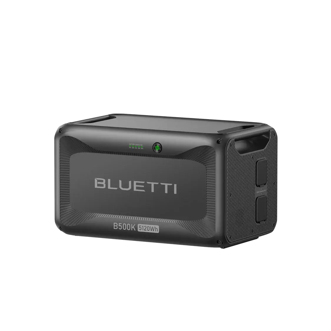 Bluetti B500K Expansion Battery Slightly Angled to the Left Photo on a transparent background