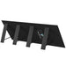A photo of a Bluetti PV350 350W Solar Panel standing upright showing the back of the solar panel.