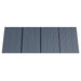 A photo of a Bluetti PV350 350W Solar Panel standing upright showing the front of the solar panel.