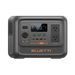 A photo of a Bluetti premium 100v2 1800w power station facing on a right side angle with a white background