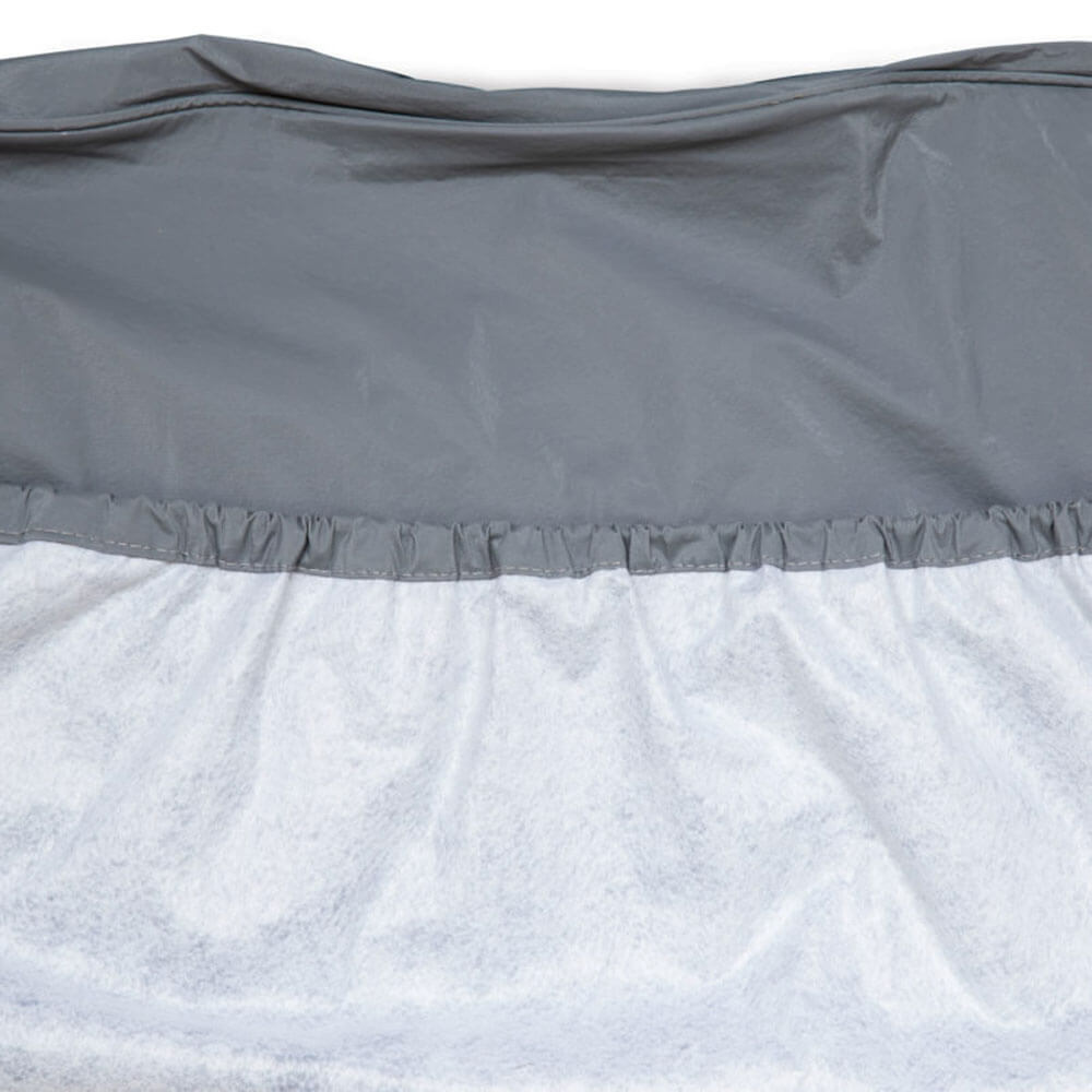 Champion 2500W Generator Cover white and gray inner cover on a white background