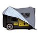 Champion 4500W Generator Cover with the generator machine in the photo on a white background