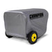 Champion 4500W Open Frame Generator Cover Angled to the Left on a white background