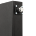 A photo of a custom lithium 200ah ultra slim lithium batteries black terminal.