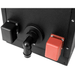 Custom Lithium 48V 100Ah Lithium Battery Black and red at the back on a white background