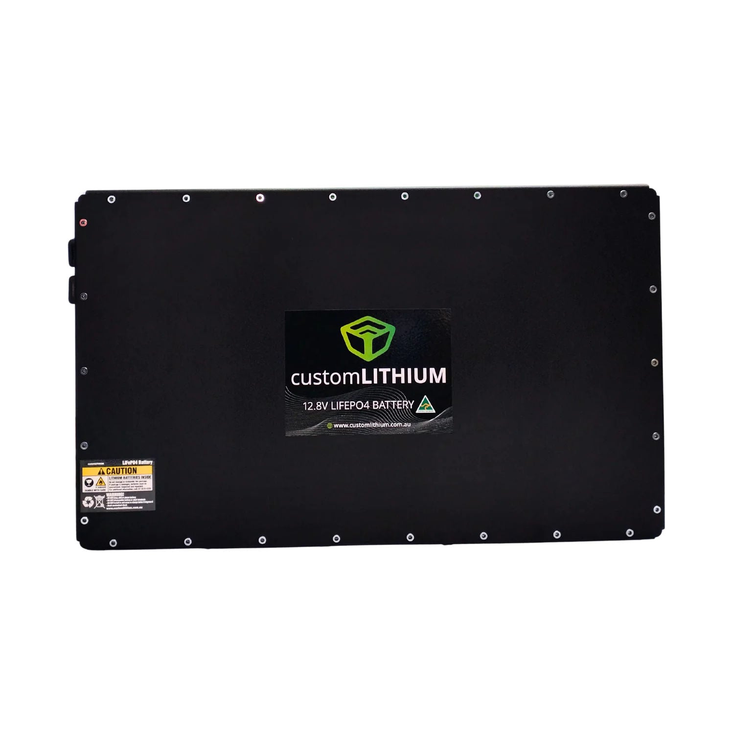 Custom Lithium 800Ah Battery Front Facing in white background