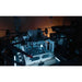 in the photo a DJI Agras T50 on a dark room