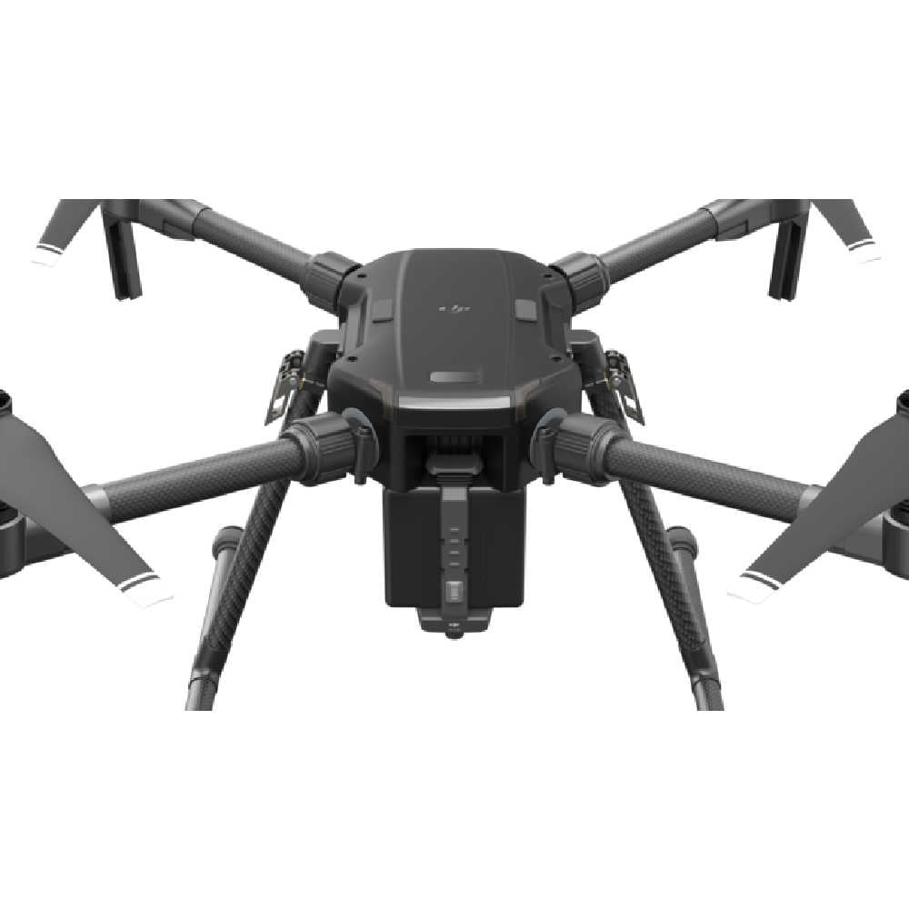 DJI Matrice 210 RTK V2 Combo zoomed in on a white background