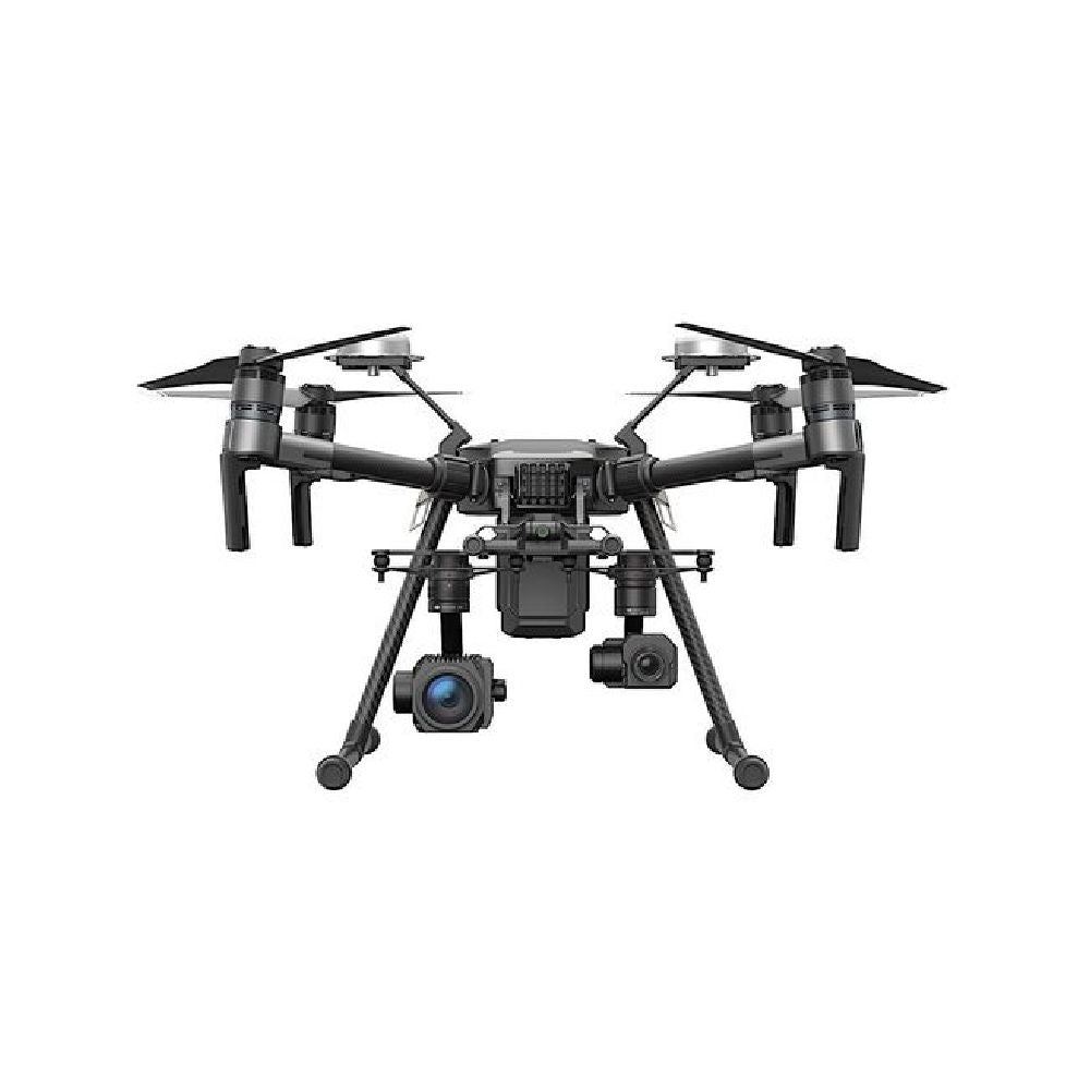 DJI Matrice 210 RTK V2 Industrial Drone Combo front with cameras on  a white background