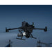 In the image a DJI Matrice 400 Industrial Drone used during night time 
