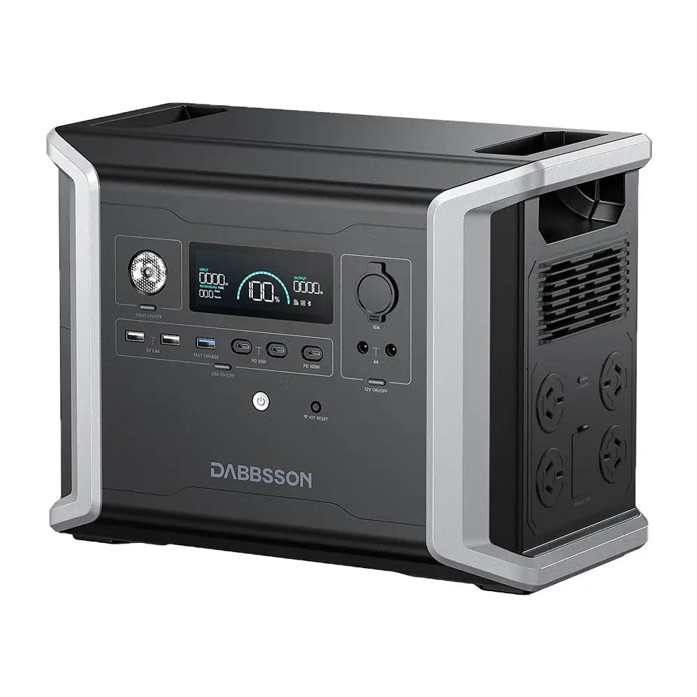 Dabbsson DBS1300 Power Station angled on a white background