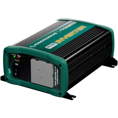 E-Power 24V 500W Sine Wave Inverter Slightly Angled to the Left on a white background