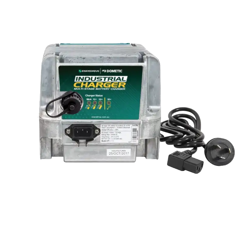 E-Power 36V Industrial Charger Front Photo in a transparent background