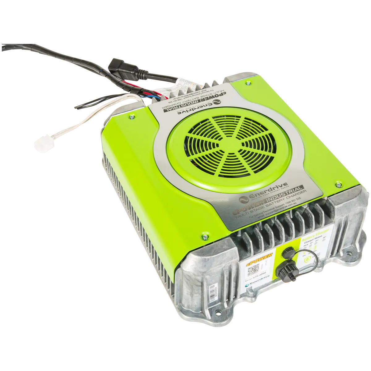 E-Power 48V 60A Industrial Charger Front Photo in a transparent background