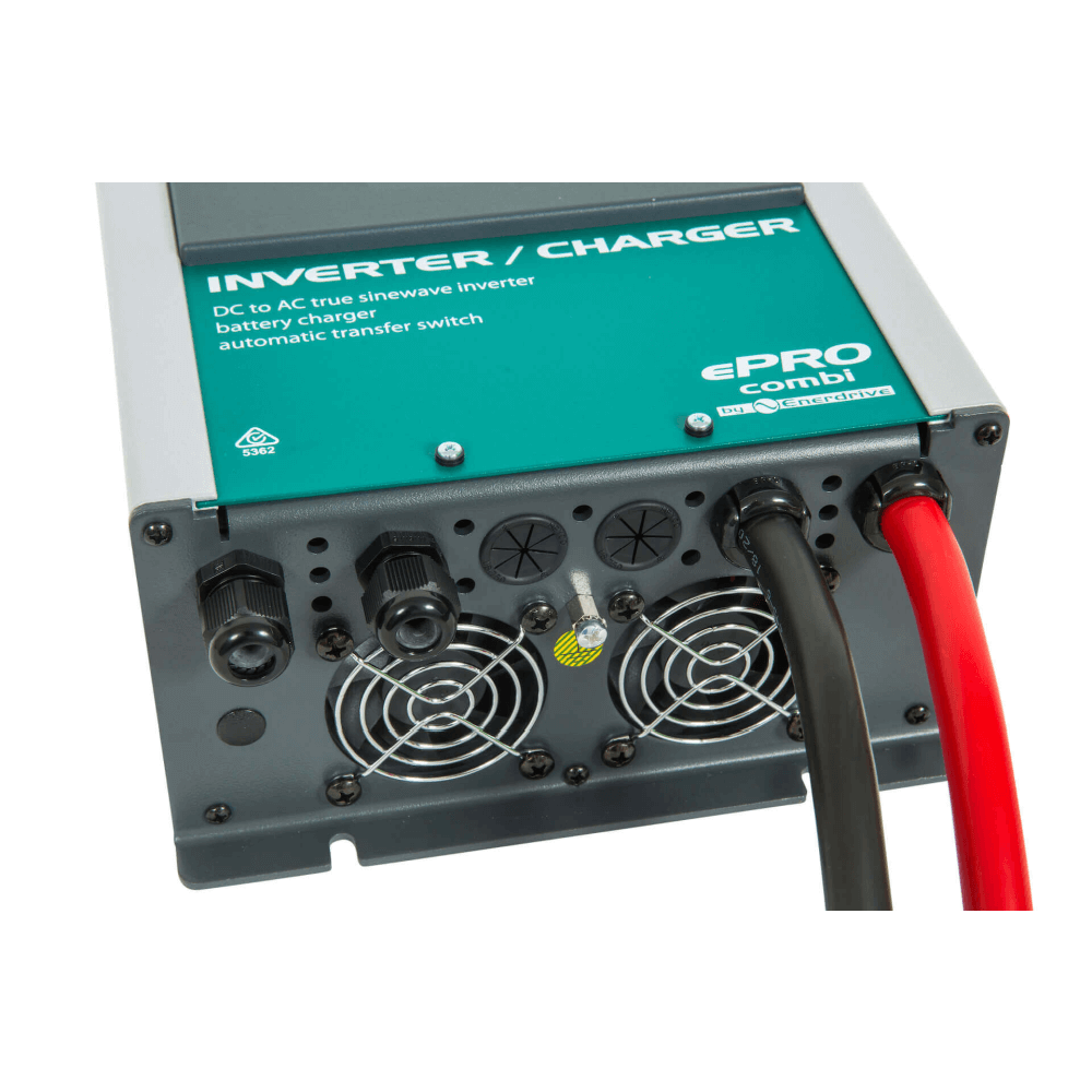 E-Pro Combi 24V 30A 1400W Inverter and Charger Connector Photo on a white background