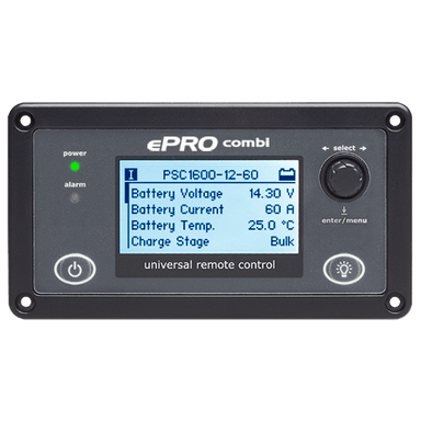 E-Pro Combi 24v 30A inverter and charger Panel Photo on a transparent background