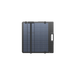in the photo a EcoFlow 220W Lightweight Portable Solar Panel folded handle on the right 