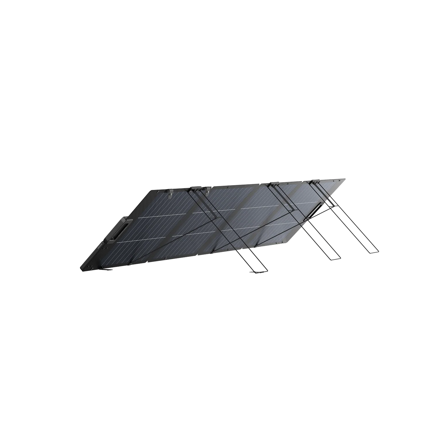 EcoFlow 220W Lightweight Portable Solar Panel Back in transparent background