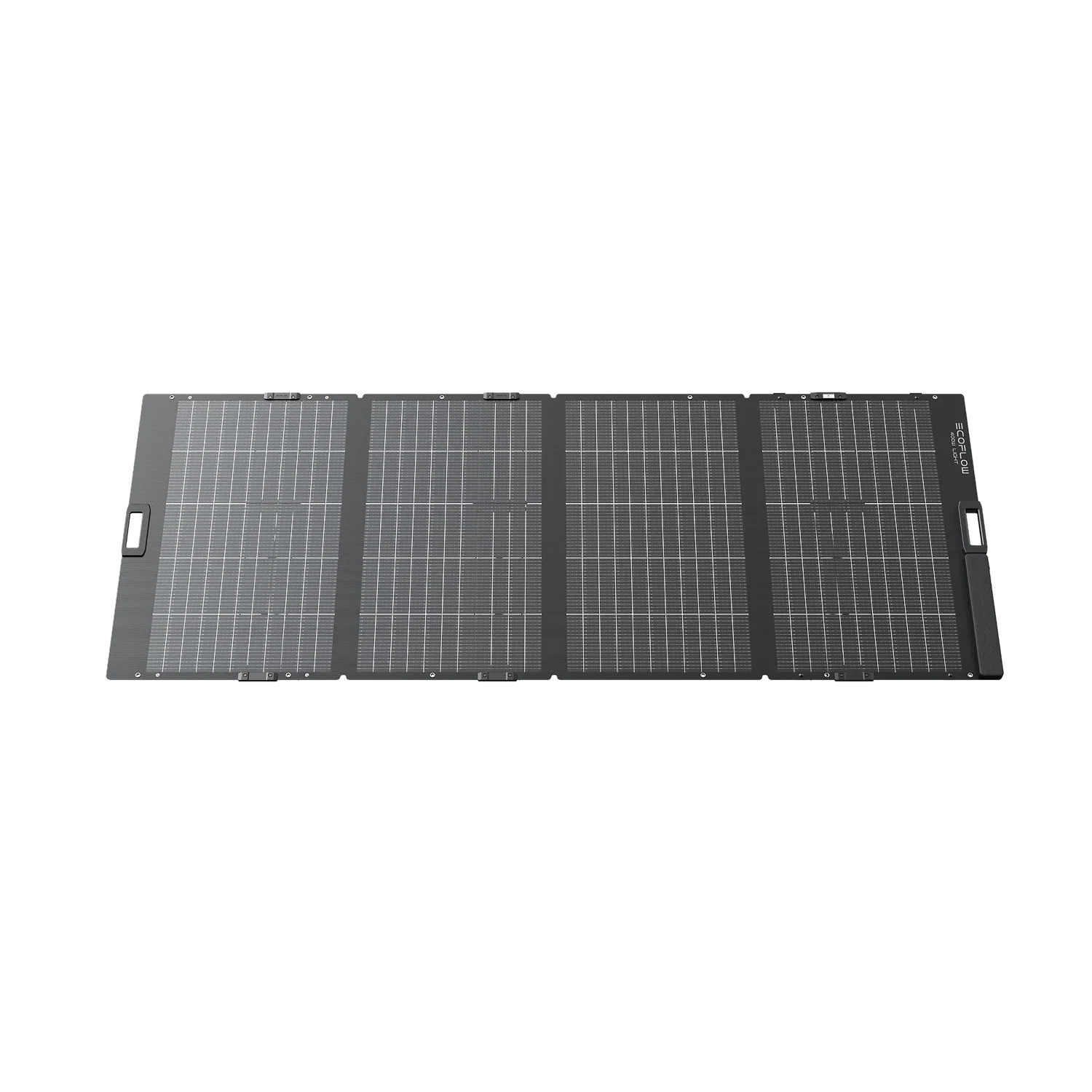 front of EcoFlow 400W Lightweight Portable Solar Panel