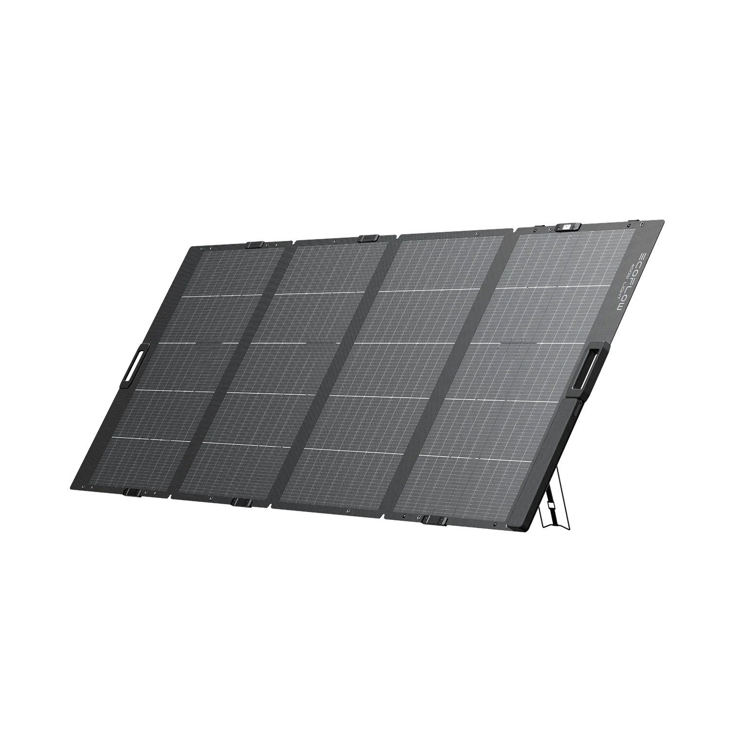 in the photo a EcoFlow 400W Lightweight Portable Solar Panel in transparent bg