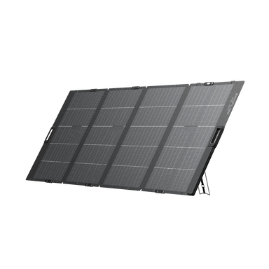 in the photo a EcoFlow 400W Lightweight Portable Solar Panel in transparent bg