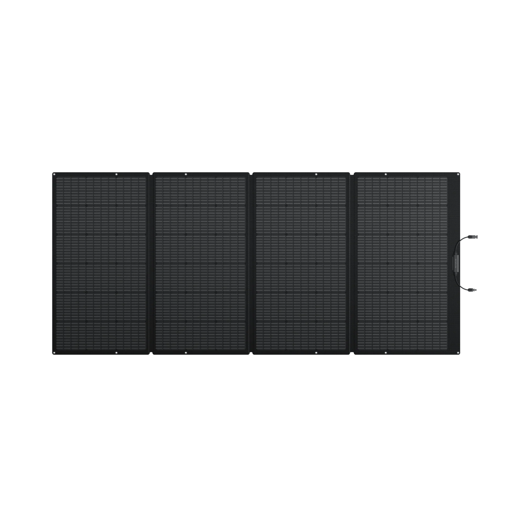 A photo of an EcoFlow 400W solar panel facing front on with a white background