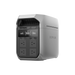 A photo of an EcoFlow Delta 3 plus portable power station sitting on a slight angle with a white background.