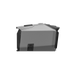 A side view photo of an EcoFlow WAVE 3 portable heater cooler showing power connectors for the device.