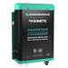 Enerdrive Dometic 12V 2000W Inverter and charger Enerdrive Dometic 80A 2000W Inverter and charger Slightly Angled to the Right on a white background