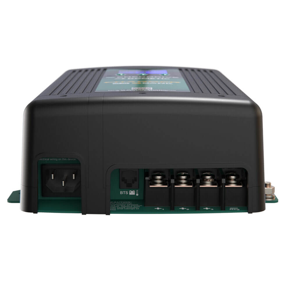 Enerdrive Dometic 12V 40A AC Charger Side Photo on a white background