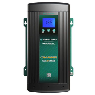 Enerdrive Dometic 12V 60A AC Battery Charger Front Photo on a white background