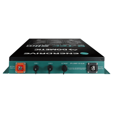 Enerdrive | Dometic B-Tec Slimline 12V 200Ah Lithium Battery Back on a transparent background
