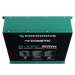 Enerdrive | Dometic B-Tec Slimline 12V 400Ah Lithium Battery Top Angled on a transparent background