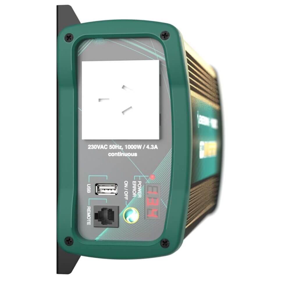 Enerdrive | Dometic E-Power 12V 1000W Left Side on a white background