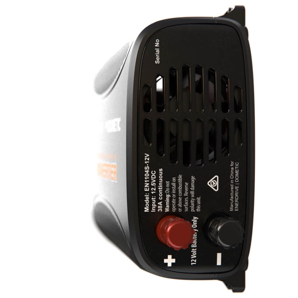 Enerdrive | Dometic E-Power 12V 400W Pure Sine Wave Inverter Right Side Angled on a white background