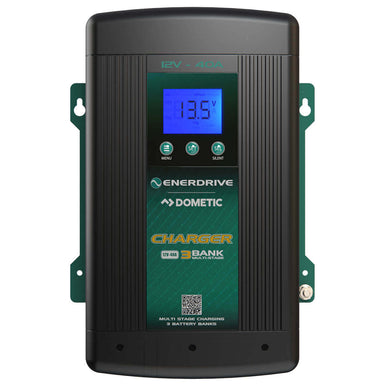 Enerdrive | Dometic E-Power 12V 40A AC Battery Charger Front Photo on a white background