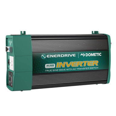 Enerdrive | Dometic E-Power 24V 2000W Pure Sine Wave Inverter With ATS Slightly Angled to the Right on a white background