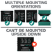 Enerdrive Dometic Slimline 12v 400Ah Battery Multiple Mounting Orientations on a white background