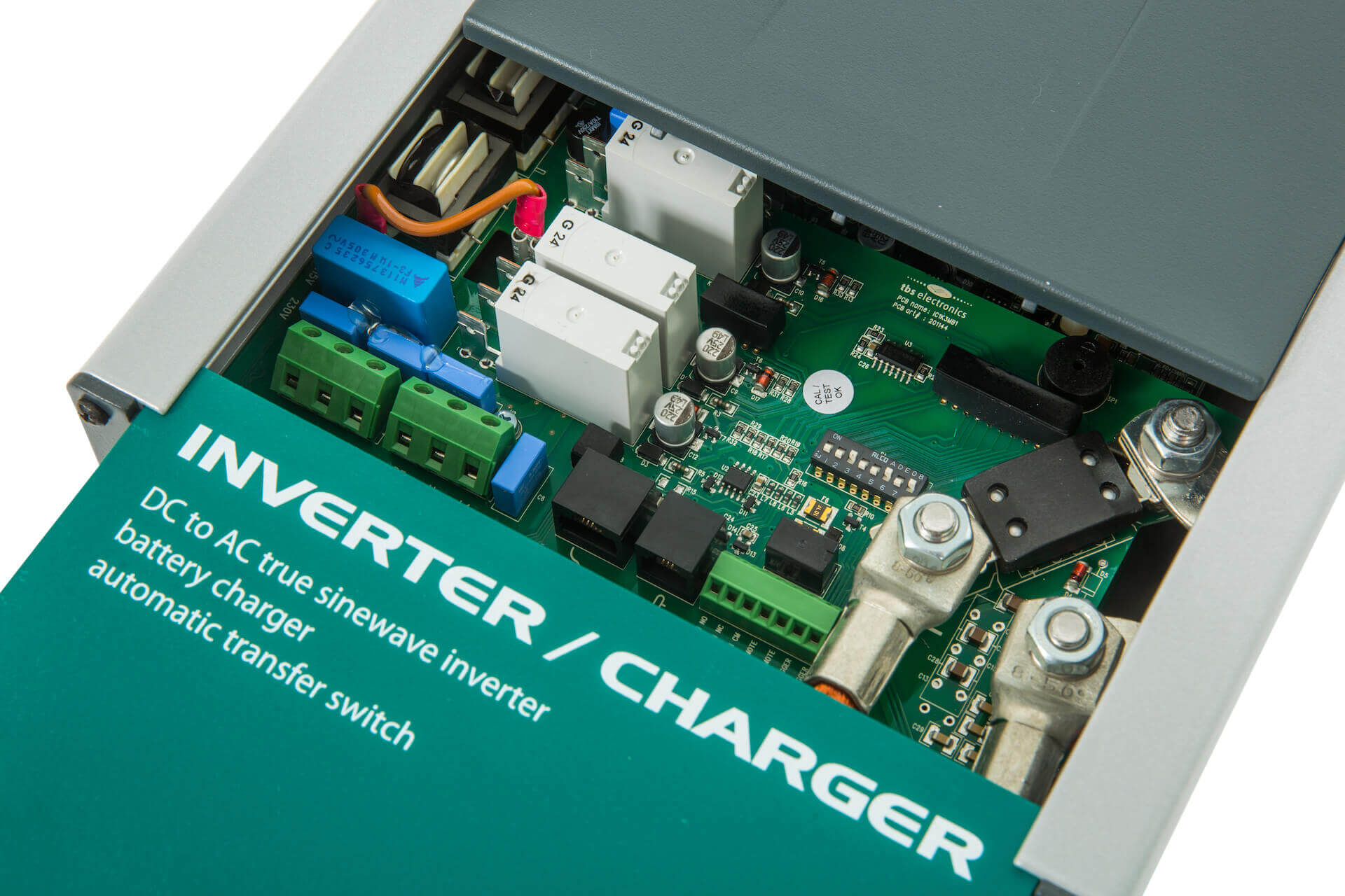 Enerdrive E-Pro Combi 12V 60A 1300W Inverter and Charger Board Photo on a white background