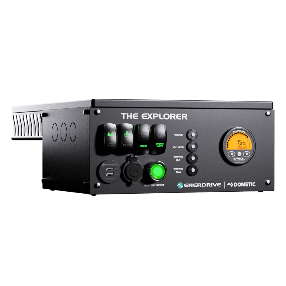 Enerdrive Explorer buttons on a transparent background