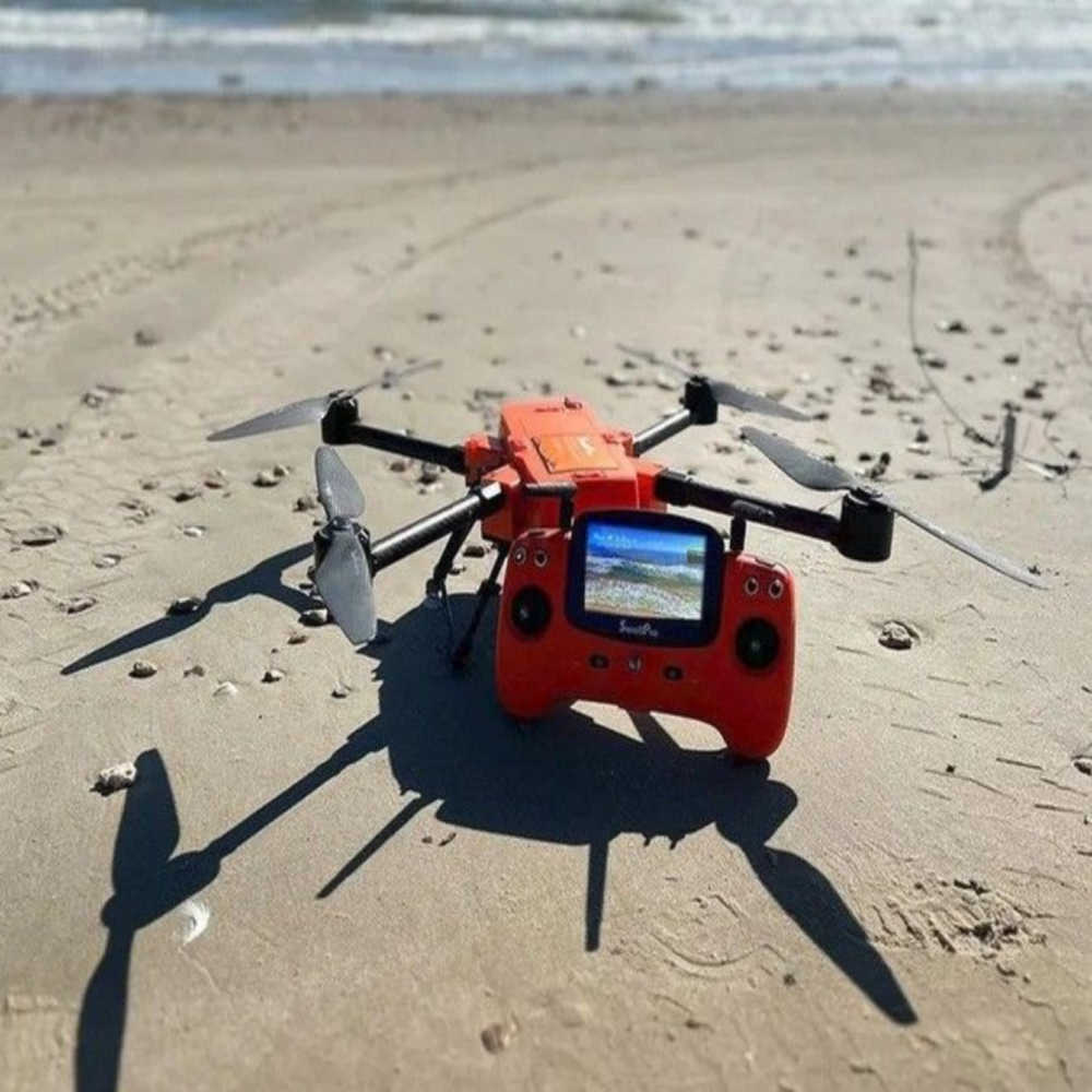 Fisherman Max Fishing Advanced Drone in use on the beach