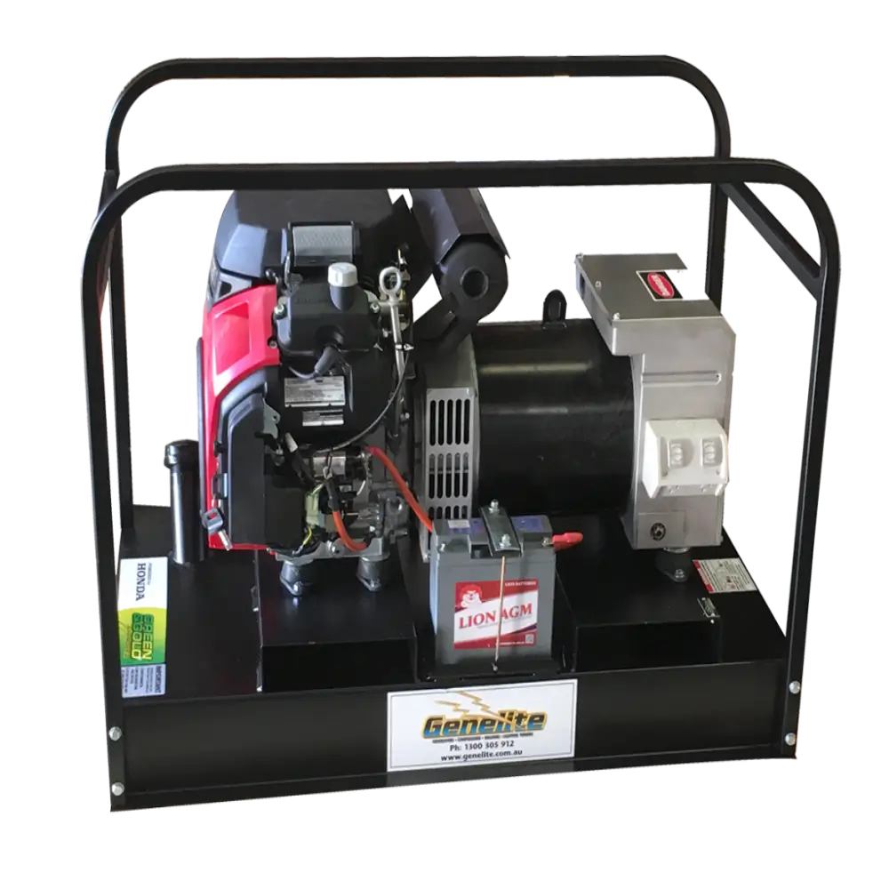 GH12000E-FBT side with genelite logo on a transparent background