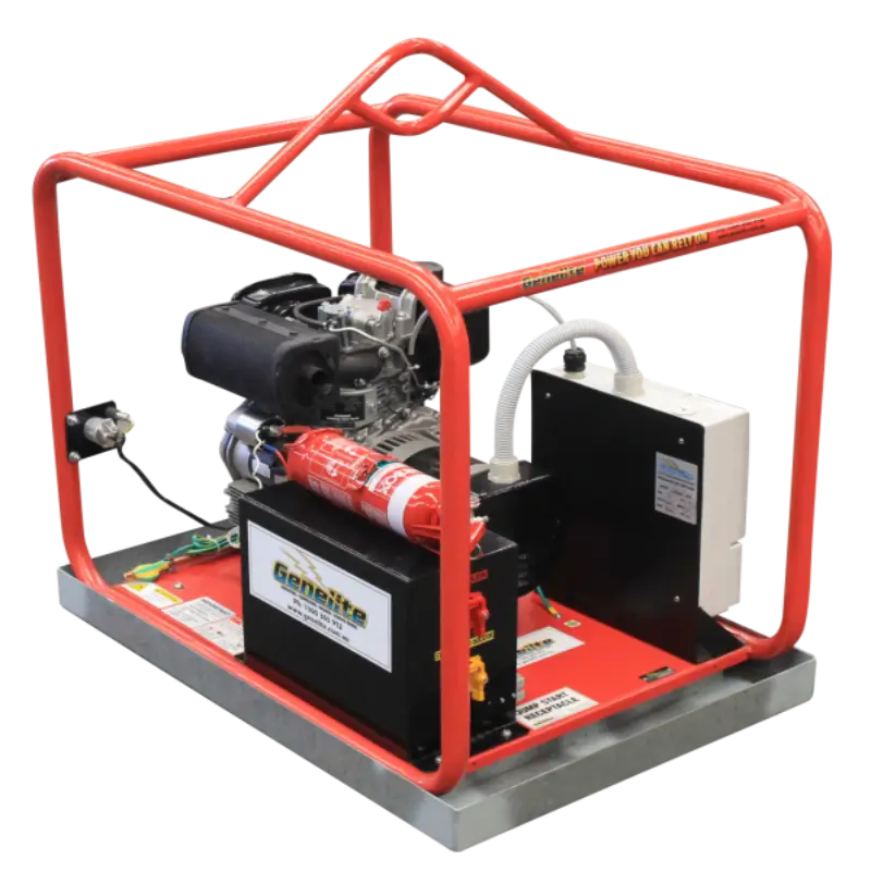 GYD2000E-MS Portable Diesel Generator angled back view on a transparent background