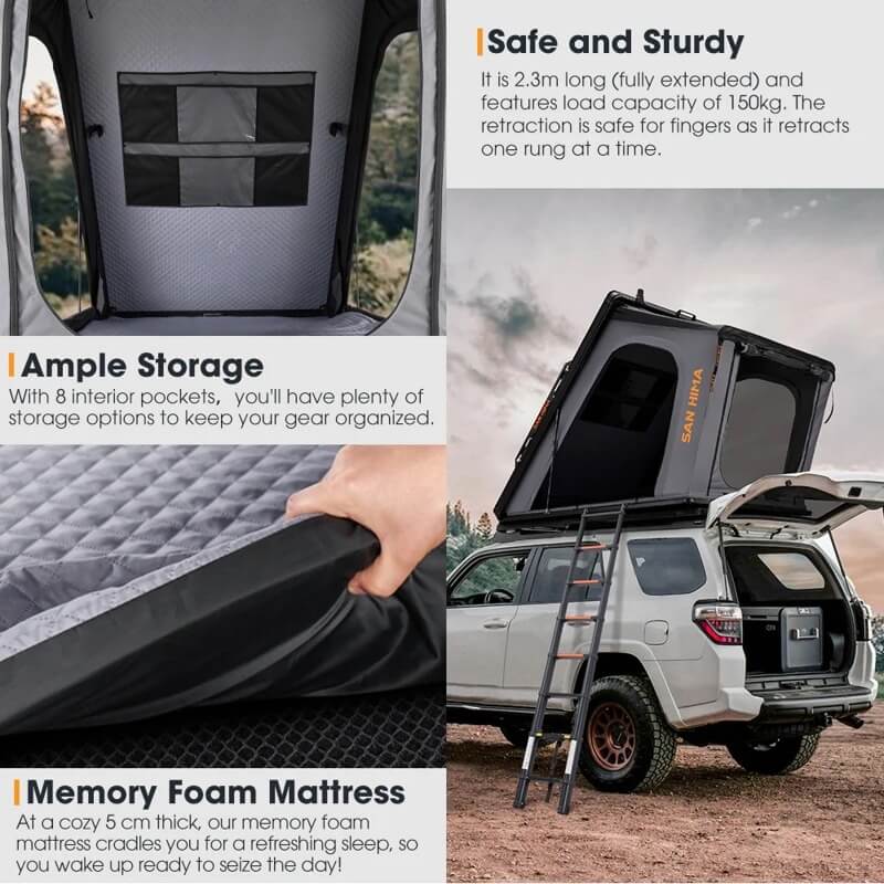 Gen 2 Kalbarri Tent features infograph
