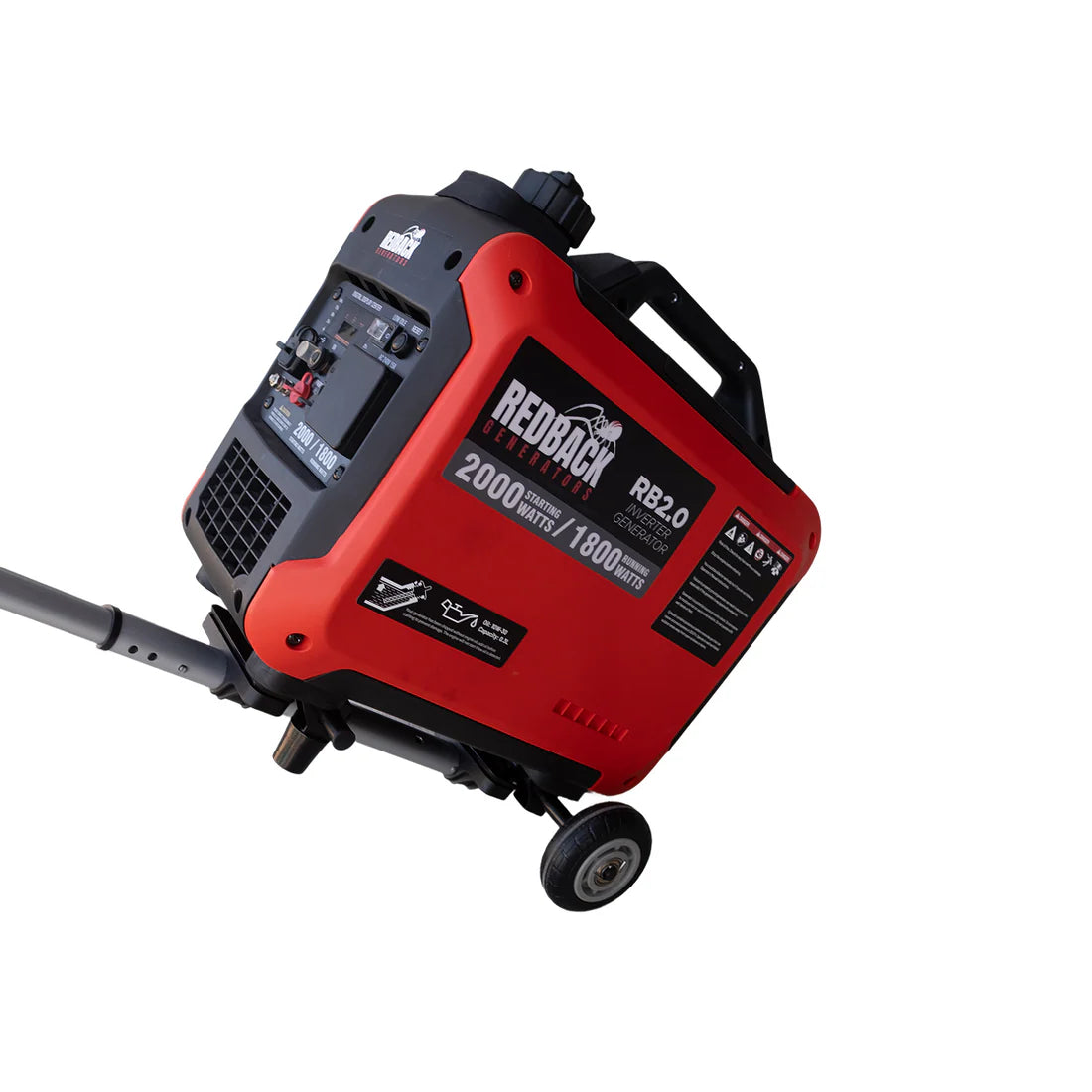 In the photo in use of iTechWorld Redback Generator Trolley on a white background