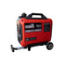 In the photo a red generator on a Redback Generator Trolley on  a white background